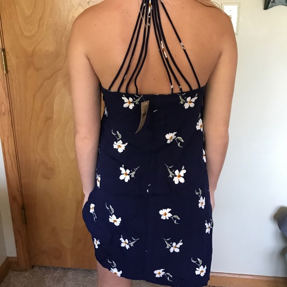 American Eagle Blue Floral Tank Dress size XS - Picture 3 of 6